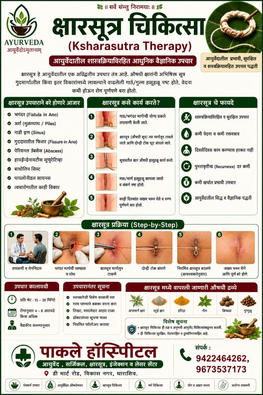 क्षारसूत्र उपचार — पायलोनिडल सायनस